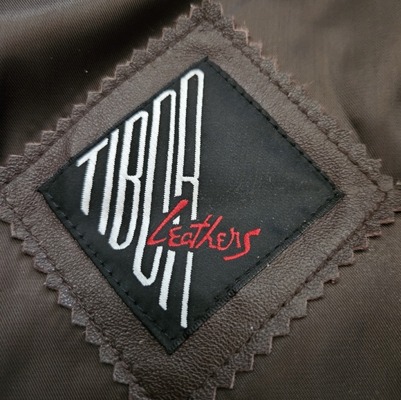 NWT - Lamb Leather Tibor Brown Buttery Soft Blazer Jacket - Size 1X - Picture 3 of 11